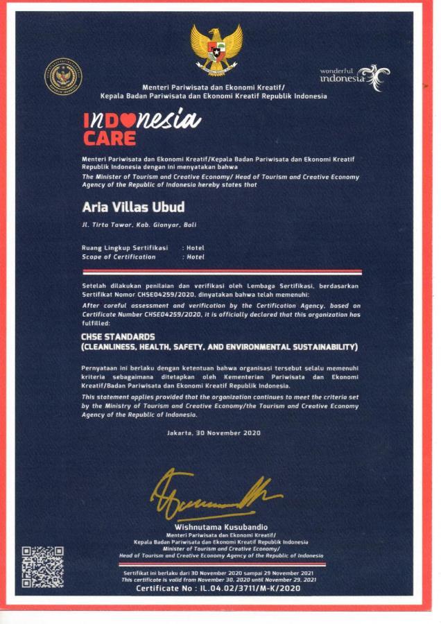 Aria Villas Ubud Экстерьер фото